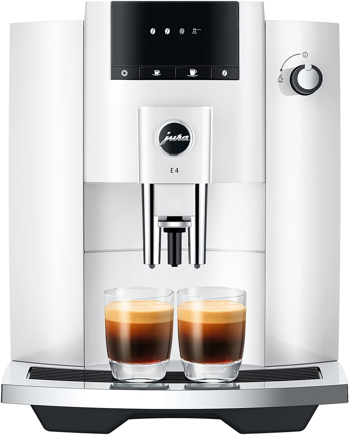 Jura E4 Piano White Automatic Coffee Machine