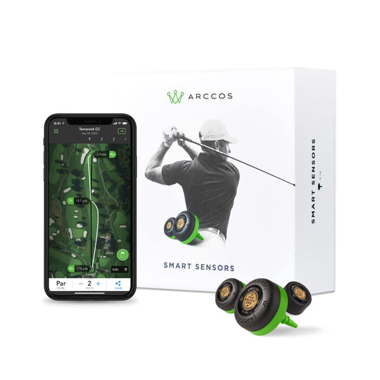 Arccos Gen 3+ Smart Sensors - Golf's Best On Course Tracking System Featuring The First - Ever A.I. Powered GPS Rangefinder - shop - lxry