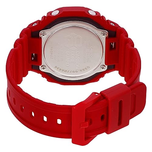 Casio G - Shock GA - 2100 - 4ADR Analog Quartz Red Watch - shop - lxry