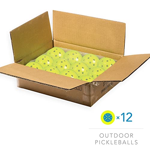 Franklin Sports X - 40 Outdoor Performance Pickleballs - 12 Pack Bulk - shop - lxry