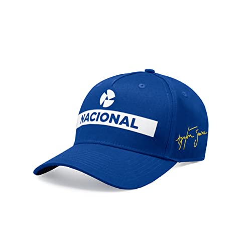 Ayrton Senna - Official Formula 1 Merchandise - Nacional Cap - Unisex - Blue - Size: One Size, Blue, One Size