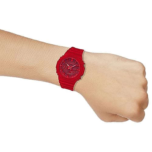 Casio G-Shock GA-2100-4ADR Analog Quartz Red Watch