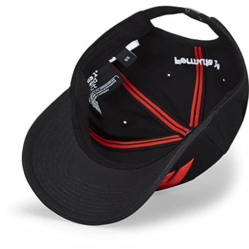 Formula 1 Tech Collection F1 Large Logo Baseball Hat, Black, One Size