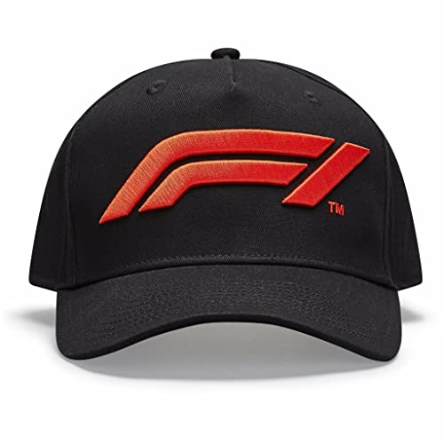 Formula 1 Tech Collection F1 Large Logo Baseball Hat, Black, One Size